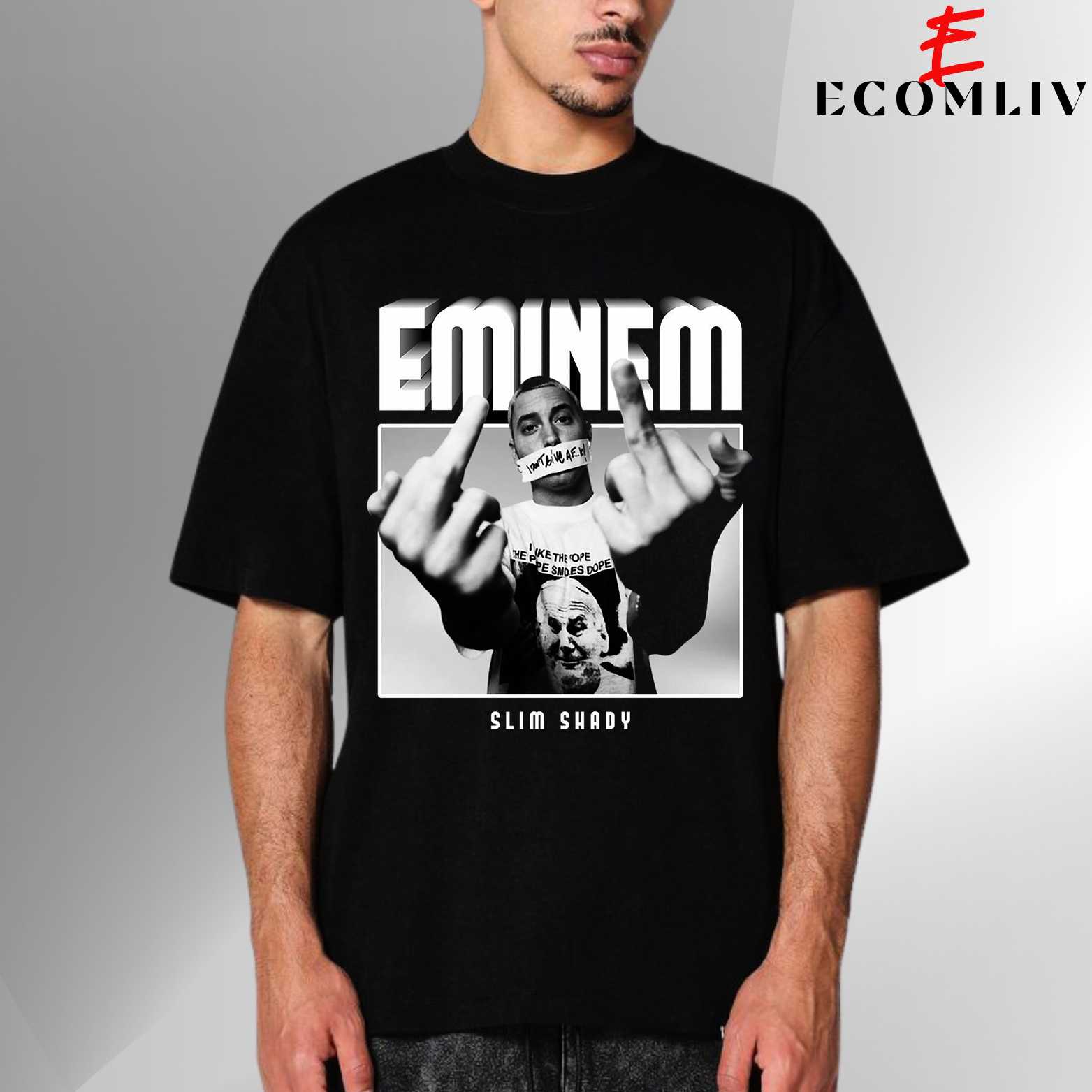 Eminem Vintage T Shirt, Unisex Tee, Hip Hop Streetwear Shirt